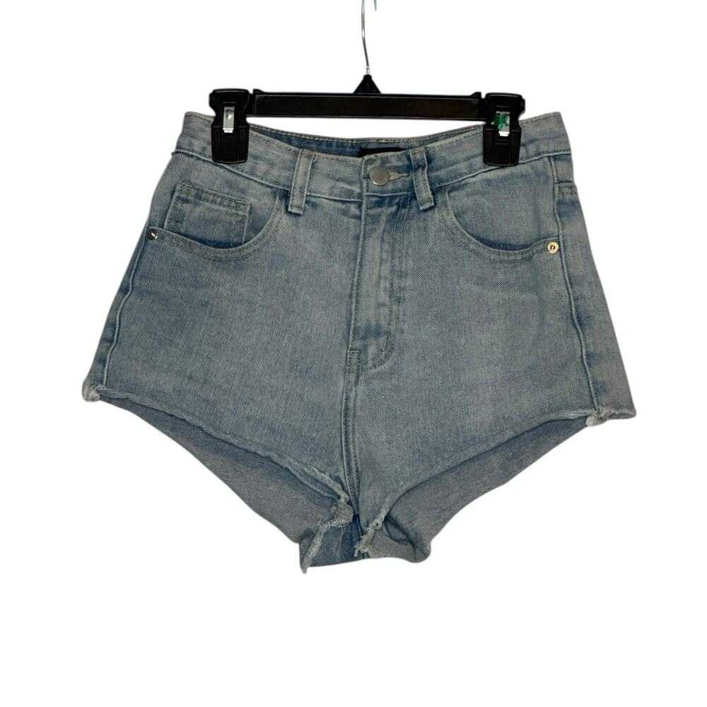 PrettyLittleThing Blue cut off jean shorts size 2